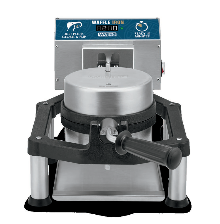 Product image #5 for Waring Heavy-Duty Cast-Iron Single Rotary Belgian Waffle Maker