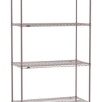 Thumbnail image #1 for Metro Super Erecta SE-2172K4-86-S4 Wire Stationary Starter Wire Shelving Unit, 72"W x 21"D x 86"H, 600 lb. capacity per shelf, 2000 lb. capacity per