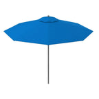 Thumbnail image #1 for JustChair Manufacturing JFF-UMB-90 9 ft Octagonal Patio Umbrella with Pulley Lift, Aluminum Pole and Marine-Grade Fabric Canopy