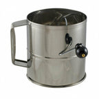 Thumbnail image #1 for Libertyware SFS08 Rotary Flour Sifter, 8-Cup, Stainless Steel Case of 12