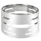 Thumbnail image #1 for Eastern Tabletop 32268B Round All-in-One Chafer Stand, 18-3/4 in Dia. x 10 in H, 18/10 Stainless Steel, Brushed Finish