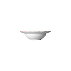 Thumbnail image #2 for Steelite International Folio, Porcelain 62545FP816 Round Porcelain Rim Fruit Dish, Adelina Liliana Maroon, 5.5 x 1.75 in Case of 2 Dozen