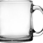 Thumbnail image #1 for Kadra Kitchenware Vikko VK-50805 Glass Coffee Mug, 10.75 oz., London Case of 6
