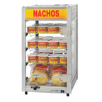 Thumbnail image #1 for Gold Medal Products 5587 Countertop Portion-Pack Cheese Warmer, 60–70 Cup Capacity, 3 Adjustable Shelves, Lift-Off Doors