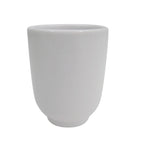 Thumbnail image #1 for CAC China Sushia SHA-17 Porcelain Tea Cup, 8 oz, Round Tall, Super White Case of 3 Dozen