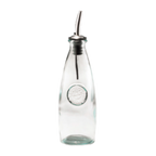Thumbnail image #1 for TableCraft Products Authentic 6619 Oil & Vinegar Dispenser, 12 oz Recycled Green Tint Glass, Stainless Steel Top Case of 12