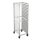 Thumbnail image #1 for Winholt Equipment AL-1820B-LC4 Mobile Aluminum Medium-Duty Pan Rack, 40 14 x 18 or 20 18 x 26 Pan Capacity, 4 Locking Casters