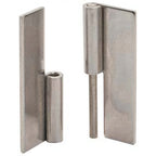 Thumbnail image #1 for AllPoints Foodservice Parts & Supplies 266214 Left-Hand Lift-Off Hinge, 1-1/4"W x 2"H, 1/8" Pin, 16-Gauge Stainless Steel
