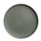 Thumbnail image #1 for Vertex China Elements E-D6-G 6-1/4" Round China Plate, Embossed Rim, Misty Green Case of 3 Dozen