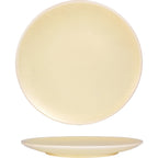 Thumbnail image #1 for International Tableware Hearth™ HT-21-LM 12-Inch Round Coupe Plate, Fully Vitrified Stoneware, Lemon Reactive Glaze 1 Dozen