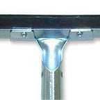 Thumbnail image #1 for ABCO Products BH-14003 30" Straight Floor Squeegee with Galvanized Steel Frame and Black Rubber Blade