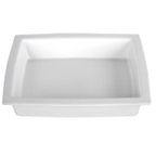 Thumbnail image #1 for G.E.T. Bugambilia TPUD25LT Half-Size Rectangular Cast Aluminum Food Pan, 2.36" Deep, Resin-Coated