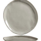 Thumbnail image #5 for American Metalcraft Crave Collection CP10SH 11 1/8-Inch Round Coupe Melamine Plate, Shadow Gray Case of 12