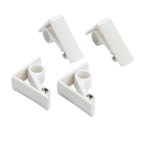 Thumbnail image #1 for Chef Master Mr. Bar-B-Q 02108Y Spring-Loaded Adjustable Tablecloth Clamps, Set of 4 Case of 12
