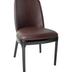 Thumbnail image #1 for G & A Commercial Seating Saville 4685-CU Upholstered Square-Back Side Chair, Beechwood Frame, Soho Vinyl