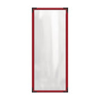 Thumbnail image #1 for Risch Deluxe TES 4.25X11-LEATHERETTE Sewn Leatherette Menu Cover, 4-1/4" x 11", 1 Page/2 View Case of 24