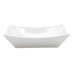 Thumbnail image #1 for TableCraft Products Better Burger 12350102 Rectangular Melamine Fry Tray, 30 oz, White, 9-1/4 x 6-1/2 x 1-7/8 in Case of 12