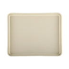Thumbnail image #1 for G.E.T. Karma - EGS JWL11852T-ES . . Rectangular Melamine Bento Box Lid, Sand Interior/Ebony Exterior, 11-1/4 x 8-3/4 x 1 in Case of 3