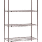 Thumbnail image #1 for Metro Super Erecta SE-2436K4-74-S4 Wire Stationary Starter Wire Shelving Unit, 36"W x 24"D x 74"H, 800 lb. capacity per shelf, 2000 lb. capacity per