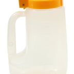 Thumbnail image #1 for TableCraft Products Option PP32Y 32 oz Yellow Syrup Dispenser with Graduated Markings Case of 6