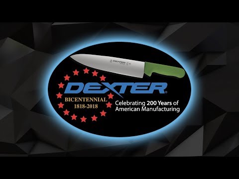 Product image #3 for Dexter Russell iCUT-FORGE 8-Inch Forged Duo-Edge Chef's Knife with Black POM Handle