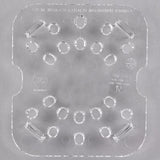 (Quick Ship) Cambro 60CWD135 Camwear® 1/6 Size Drain Tray Clear Polycarbonate