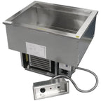 Thumbnail image #1 for Delfield N8669P Drop-In Hot/Cold Refrigerated Food Well, 69-Inch, 5-Pan, Stainless Steel