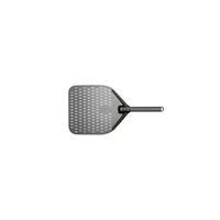 (Quick Ship) Browne Napolitani Perforated Pizza Peel – Hard Anodized Aluminum Blade with Black Handle