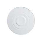 Thumbnail image #1 for Global Tableware Collective G. Benedikt GBEXL17161 Round Porcelain Saucer, 5.875" Diameter, White