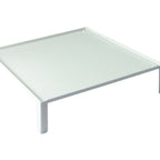 Thumbnail image #1 for Cardinal Domino by Abert FP046 Square White Steel Buffet Riser, 15.75 x 15.75 x 3.5 in