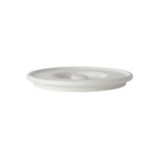 Thumbnail image #1 for Tuxton China VWB-210L Tortilla Holder Lid, 6-5/8", Matte White 1 Dozen