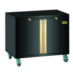 Thumbnail image #1 for Rotisol USA GrandFlame 975SRL Equipment Base Cabinet, 38-5/8" W, Retractable Table, One Shelf, Black Porcelain Enamel