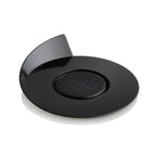 Thumbnail image #1 for JB Prince Silikomart RB432 B Single-Serve Round Reusable Plastic Serving Tray, Black