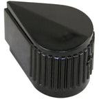 Thumbnail image #1 for AllPoints Foodservice Parts & Supplies 221062 Oven Thermostat Knob, Black Plastic, 7/8" OD x 1-5/16"L x 1"D
