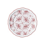 Thumbnail image #1 for Steelite International Folio, Porcelain 62545FP812 9" Round Porcelain Rim Plate with Scalloped Edge Case of 2 Dozen