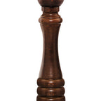 Thumbnail image #1 for Chef Specialties Professional Series President 12155 Single Salt and Pepper Shaker, 12" High, Walnut-Finish Wood, Stainless Steel Cap