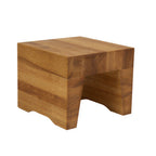Thumbnail image #1 for Mikasa Hospitality (Lifetime Brands, Inc.) Select Concept BQ212L Square Buffet Riser, Black Stand, Oak Base, 8.26 x 8.26 x 6.69 in