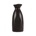 Thumbnail image #1 for Libbey Hakone BF-9 Ceramic Sake Bottle, 9 oz., Turquoise with Dark Brown Rim
