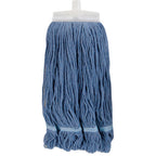 Thumbnail image #1 for AllPoints Foodservice Parts & Supplies 1591105 Blue Non-Bacterial-Resistant Mop Head, 23 oz Capacity, 8-1/2"W
