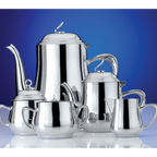 Thumbnail image #2 for Steelite International WNK, Eminence Short Spout 5351S232 Water Pitcher, 2.25 qt, Short Spout, 18/10 Stainless Steel
