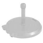 Thumbnail image #1 for Grosfillex US608404 Wheeled Umbrella Base, 84 lb., Cement-Filled Resin Cover, Adjustable 1–2 in. Pole Reducer, White