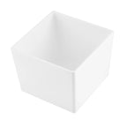 Thumbnail image #1 for TableCraft Products CW5018W Coated Cast Aluminum Bowl, 1/6 Size, 2-1/2 qt., 5" Deep, White
