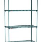 Thumbnail image #1 for Metro Super Erecta SA-1860K3-86-S4 Super Adjustable Super Erecta® Starter Wire Shelving Unit, 60"W x 18"D x 86"H, 600 lb. capacity per shelf, 2000