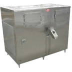 Thumbnail image #1 for MGR Equipment LP-3000S Automatic Ice Dispenser, Foot Pedal Control, Low Profile, 2,500-lb Bin, Stainless Steel