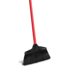 Thumbnail image #1 for Libman Commercial 915 Lobby Broom, Black Resin Block, Red Steel Handle, Flagged Fibers Case of 6