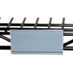 Thumbnail image #1 for Eagle Group A206197 Plastic Shelf Label Holder, 19" Long, Fits 24" Shelf, Gray