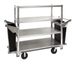 Thumbnail image #5 for Cres Cor Quiet Queen Mary 4-Shelf Aluminum Banquet Cart