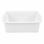 Thumbnail image #1 for Libertyware BT7WH Bus Tub, 21-1/2"W x 15-1/2"D x 7"H, One Compartment, Stackable, White, NSF Case of 6
