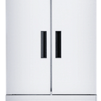 Thumbnail image #1 for Dukers Appliance Co., USA Ltd. D47ER . Two-Section Solid-Door Reach-In Refrigerator, 29.51 cu. ft., Stainless Steel, Bottom-Mount Self-Contained