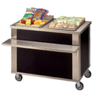 Thumbnail image #1 for Piper Products/Servolift Eastern Elite 2-CU Mobile Stainless Steel Beverage Counter with 1" Drain Trough, 32"W x 36"H
